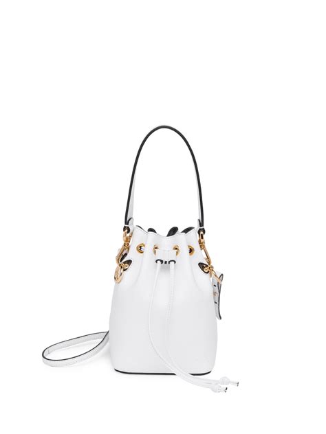 fendi mini mon tresor white|Fendi mon tresor bucket bag.